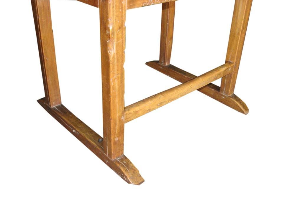 Philippine 19th Century Molave Wood Kitchen Chair