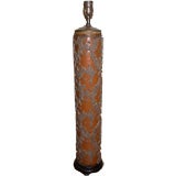 Vintage Wallpaper Printing Roller / Lamp