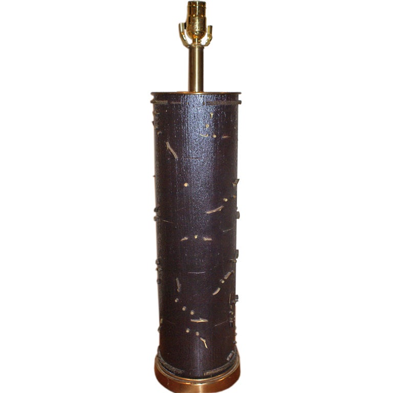 Vintage Wallpaper Printing Roller / Lamp at 1stDibs