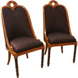 Pair of Russian Empire Campaign Chairs
