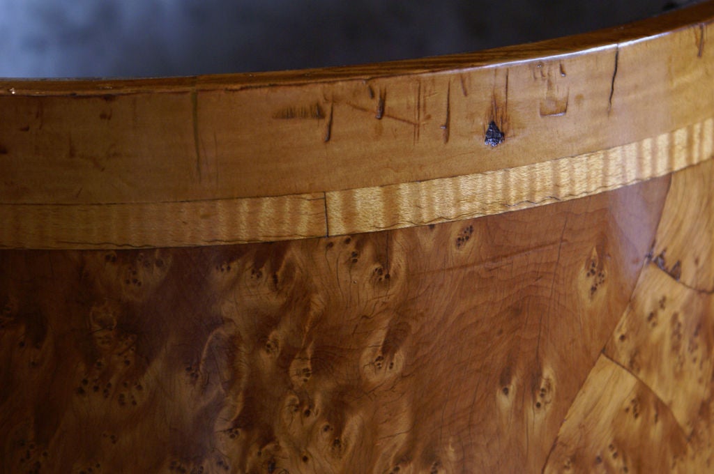 Burled Amboyna, Satinwood and Ebony Wine Bucket