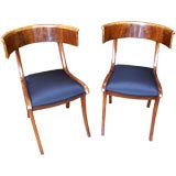 Pair of Klismos Chairs