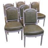 Six Louis XVI Style Chairs
