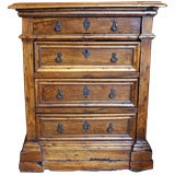 A Small Baroque Walnut Chest A Small Baroque Walnut Chest