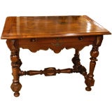 Walnut Baroque Style Table
