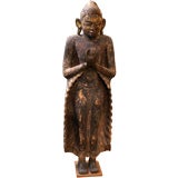 Antique Standing Buddha From Ceylon