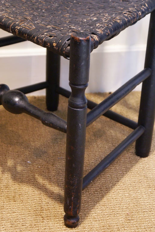 Black Banister Back Chair