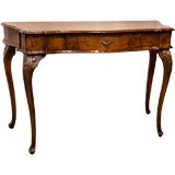 Venetian Walnut Serpentine Console