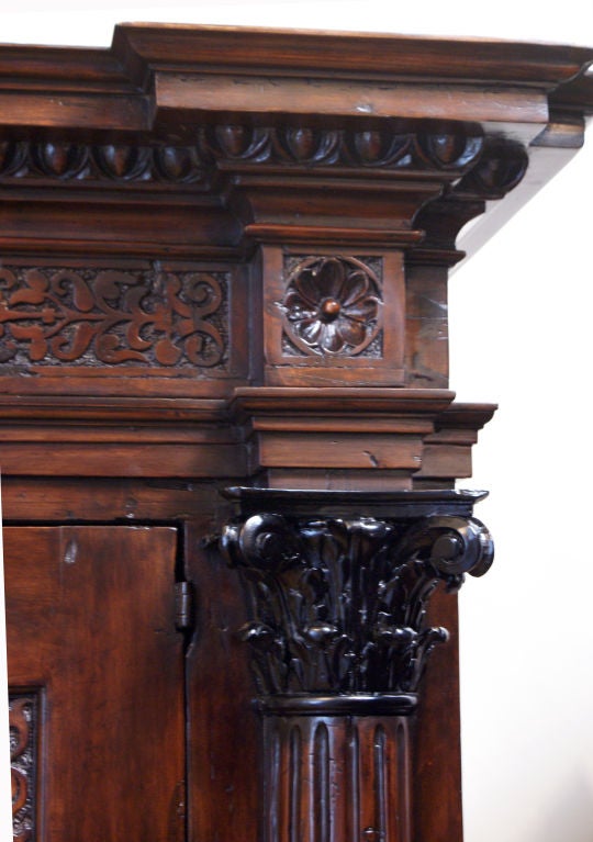 Wood 18th Century Baroque Cabinet