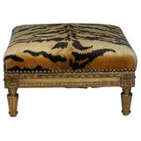Gilt wood French  foot stool