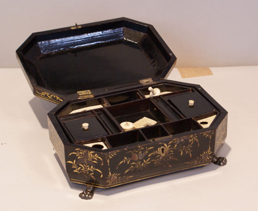 Chinese Export Sewing Box