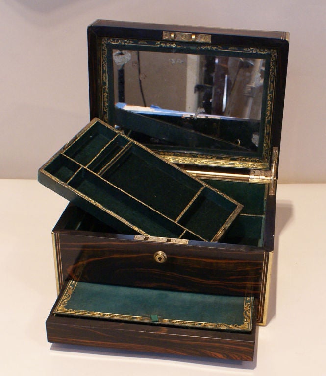 Great Calamander Wood Jewelry Box 1