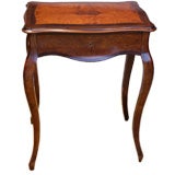 Antique Small Inlaid Writing / Dressing Table