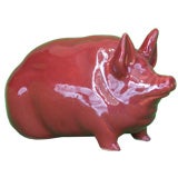 A Rare Wemeys Red Pig