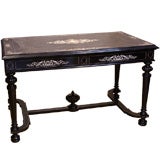 Ebony Inlaid Writing / Center Table