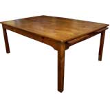 Antique French Pine Wide Farm Table