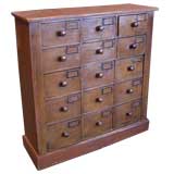 DUPLICATE PAIR of Banks of Used Drawers