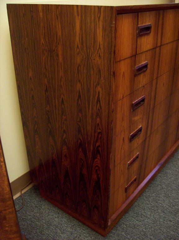 Mid-Century Rosewood Chest of Drawers