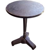 Art Deco Round Industrial Steel Table