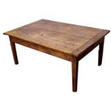 Vintage French Oak Coffee Table