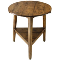 Antique Welsh Pine Cricket Table