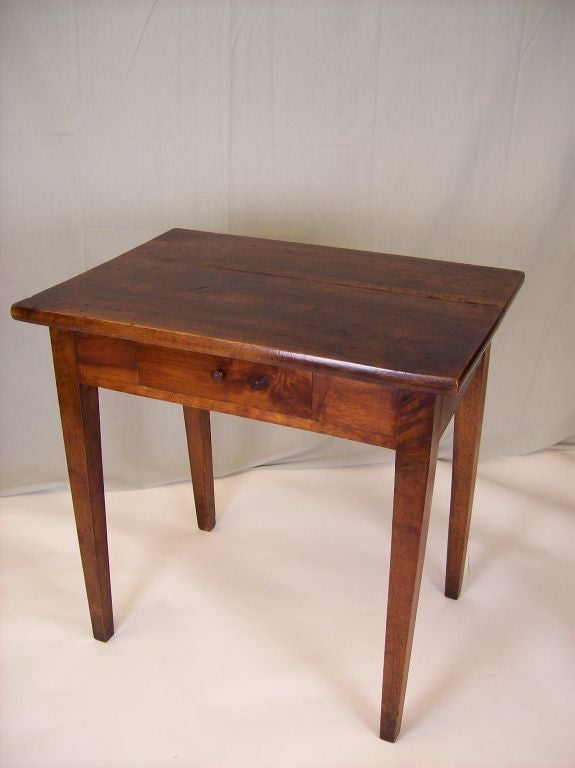 19th Century Antique French Walnut Side Table