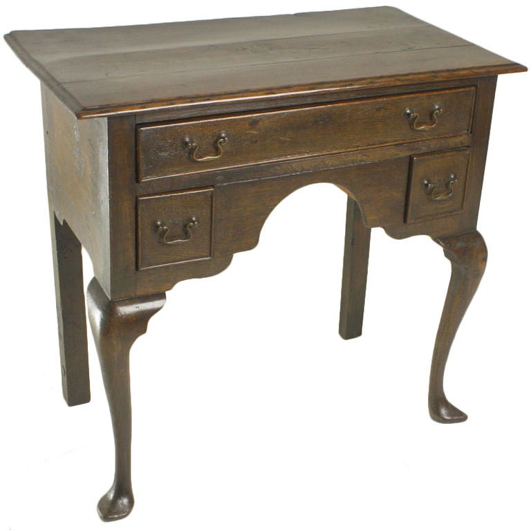 18th Century Period Welsh Country Oak Lowboy For Sale