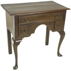18th Century Period Welsh Country Oak Lowboy