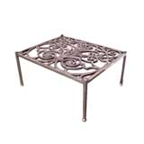 Vintage French Grille Coffee Table