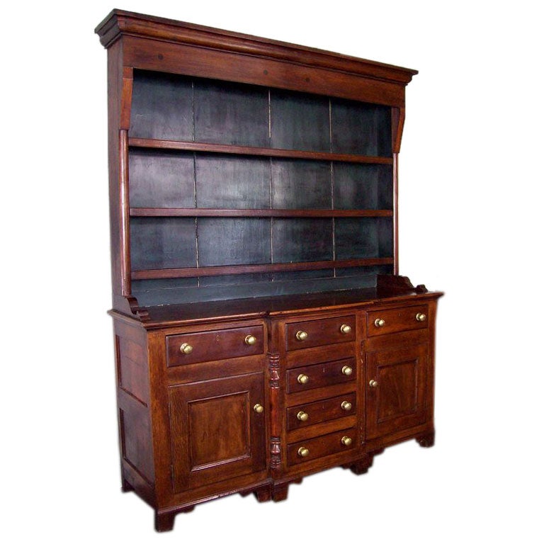 Period Welsh Oak and Fruitwood Dresser