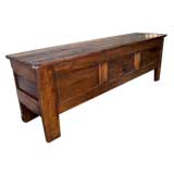 Antique French Pine and Chestnut Coffer