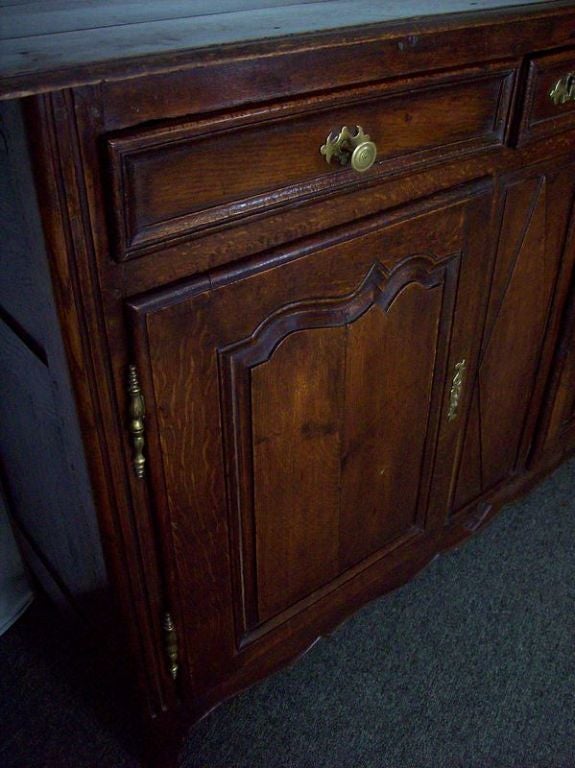 18th Century and Earlier Large Antique French Oak Buffet