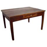 Small Antique French Walnut Coffee Table