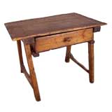 Small Antique Pine Spanish Table