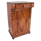 Small Antique French Faux Bamboo Cabinet