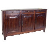 Antique French Wide Chestnut Buffet