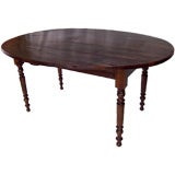 Large Antique French Oval Table