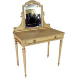 Antique French Dressing Table with Mirror