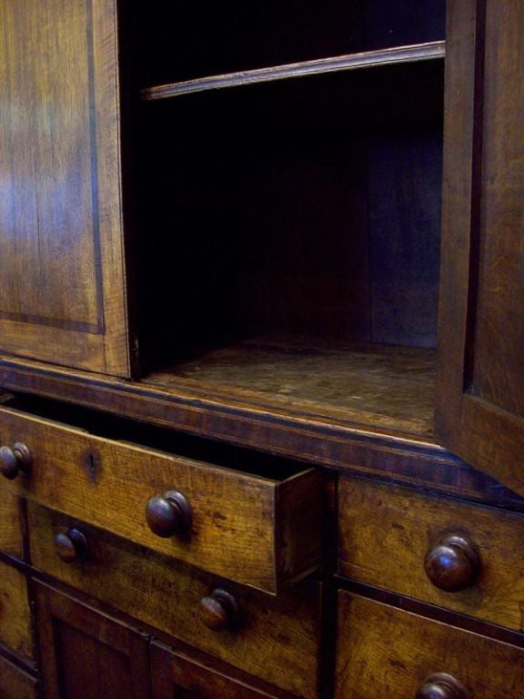 Oak Large Welsh 18th Century Housekeeper's Cupboard