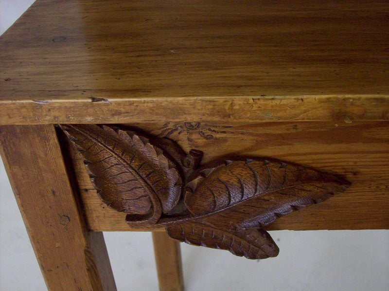 19th Century Whimsical Antique English Pine Potting Table