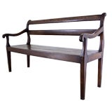 Antique French Oak Bench