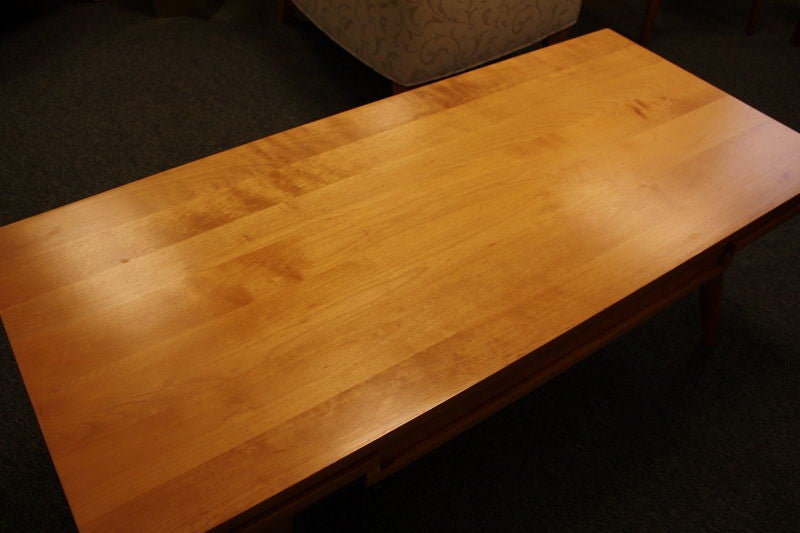 Pine Mid-Century Russel Wright Coffee Table for Conant Ball