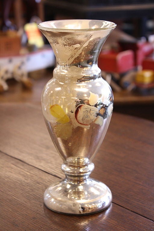 English 48-Piece Antique Mercury Glass Collection