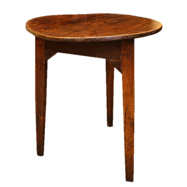 Period Welsh Elm Cricket Table