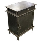 Unusual French Industrial Steel Cabinet, c.1900