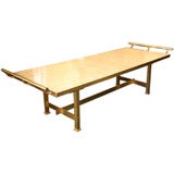 Harvey Probber Brass and Mica Coffee Table
