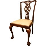 Chippendale Mahogany Desk/Side Chair