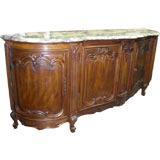 Louis XV-Style Marble Top Sideboard