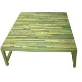 Large Multi-Colored Coffee Table
