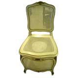 Louis XV-Style Caned Bathroom Chair